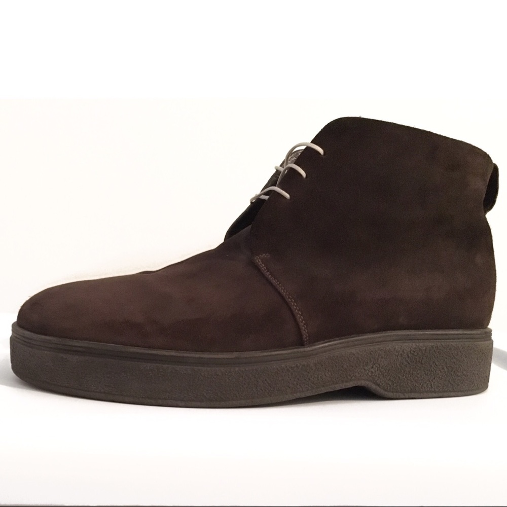 GIORGIO ARMANI mens suede ankle boots size 47